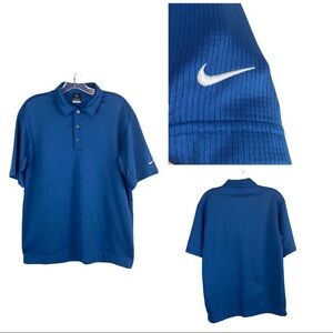 Nike Golf Men’s Blue Short Sleeve Polo Size Medium